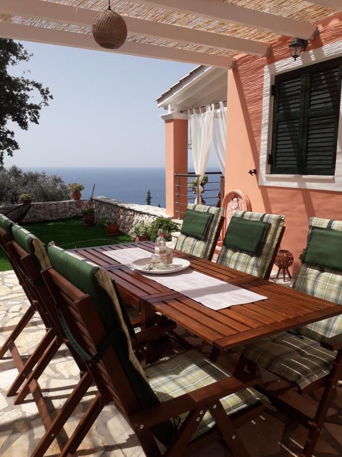 Villa Nereid Glafki - Enjoy Summer Sunsets Áyios Nikítas Exterior foto